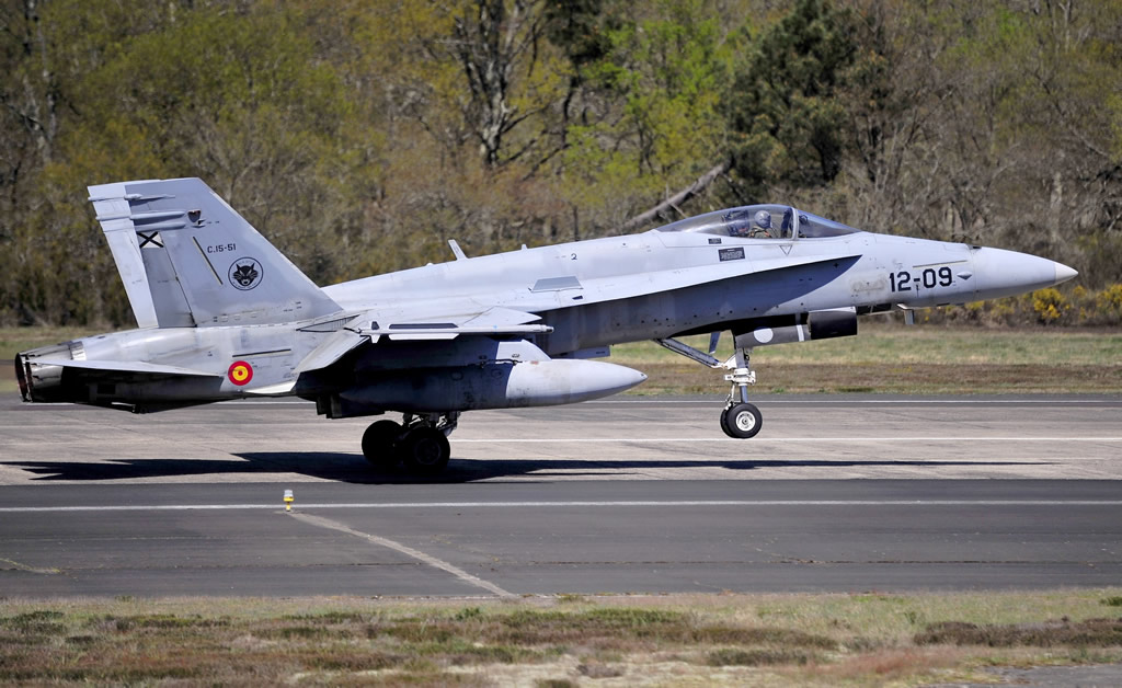 F/A-18 Hornet 12-09 of the Spanish Air Force